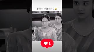 Preeti being preeti 😂 yudkbh ayeshakaduskar samainavm funnyvideo love ytviralvideo [upl. by Anyl679]