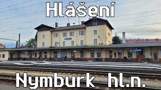 Hlášení Nymburk hlavní nádraží INISS 1 – Andula [upl. by Mundt]