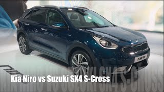 Kia Niro 2016 vs Suzuki SX4 SCross 2016 [upl. by Kcirdehs356]