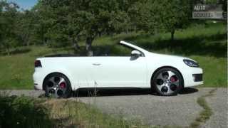 VW Golf GTI Cabrio Testbericht  AutoScout24 [upl. by Shiverick]