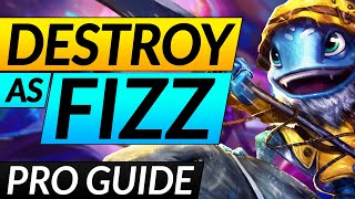 The ULTIMATE FIZZ Guide  SECRET Tricks Combos and Builds YOU NEED  LoL Challenger Mid Tips [upl. by Modnarb112]