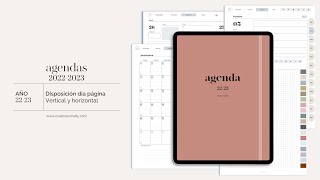 Agenda digital día página 2022 2023 para Ipad y Android [upl. by Yenahpets]