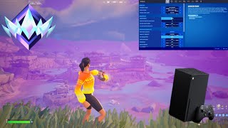 Xbox Series X Ranked Gameplay  BEST Controller Settings For Fortnite [upl. by Brianne]