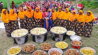 400 Chicken Roast amp 500 Eggs Prepared amp Serve With PolaoBiriyani Rice To 400 People Of Village [upl. by Anile]