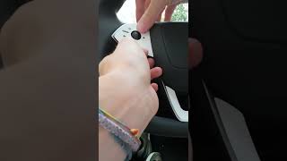 Tesla Steering Wheel Color Film  Carbon white diy teslamodel3 vinylwrap teslamods tesla [upl. by Kate]