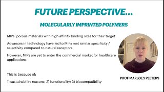 Future perspective on molecular imprinting [upl. by Ecirpac]