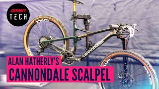 Alan Hatherlys Cannondale Scalpel  GMBN Tech Pro Bike Check [upl. by Kubetz]