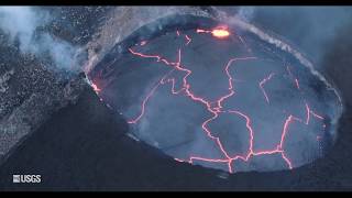 Kīlauea Summit Eruption — Lava Returns to Halemaʻumaʻu [upl. by Yraek]