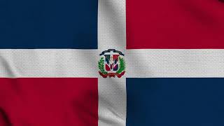 Flag and National Anthem of the Dominican Republic [upl. by Hampton]