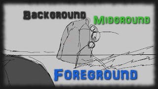 Opentoonz  Foreground Midground and Background [upl. by Alyakcm]