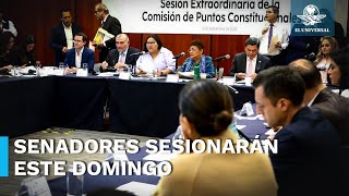 Circulan entre senadores dictamen de reforma judicial citan a reunión de comisiones este domingo [upl. by Dlanod]