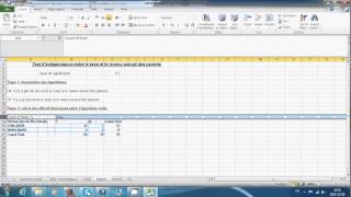 Étude dun lien etre deux variables dans Excel [upl. by Ardnad]