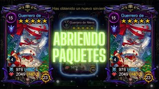 Deck Heroes Paquetes de Muñecos de Nieve 😱🥶😨🎰🎰 [upl. by Iams957]