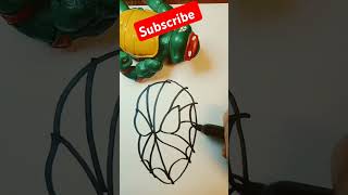 SpiderMan Drawing In 15 Seconds shorts spiderman art drawing youtube youtubeshorts short [upl. by Viguerie]