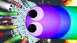 BIGGEST SNAKE VS ENTIRE SERVER  SLITHERIO Gameplay Slitherio Hack amp Mods [upl. by Haldis449]