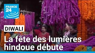 Diwali la fête des lumières hindoue débute • FRANCE 24 [upl. by Mayce619]