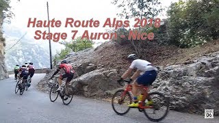 Haute Route Alps 2018  Stage 7 Auron  Nice [upl. by Felicdad]