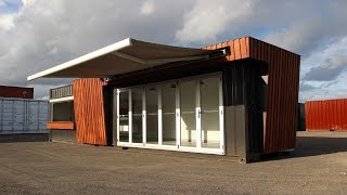 40ft Shipping Container Cafe  Port Shipping Containers [upl. by Cai]