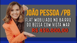 Vendo flat mobiliado no Bairro do Bessa com vista mar [upl. by Ellette]