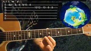 Roundabout Intro Guitar Lesson by Yes [upl. by Aihsyla]