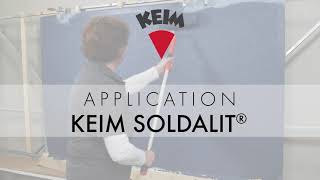 Application of facade paints – KEIM SOLDALIT® [upl. by Jobyna]