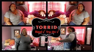 Plus Sized Fashion Torrid Haul amp Try On [upl. by Enyallij]