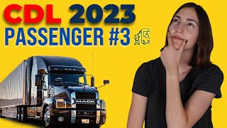 CDL Passenger Test 3 2023 40 Questions with Explained Answers [upl. by Morty]