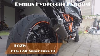 KTM 1290 Super Duke GT Stock vs Akrapovic SCProject Austin Racing [upl. by Kiehl418]