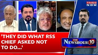 Congress Party Suddenly Sees RSS Chief As Messiah Author Karan Verma Questions Opposition [upl. by Odranoel13]