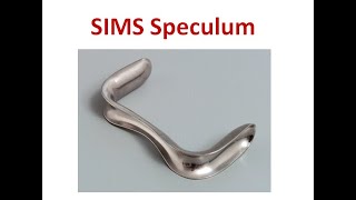 Sims Speculum Gynaecological Instrument [upl. by Gold]