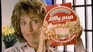 1988 Jiffy Pop Microwave Popcorn TV Commercial [upl. by Lenhard]