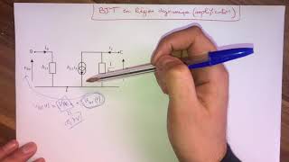 Vidéo 4  Transistor bipolaire Exercice 1 Polarisation par pont de base EC [upl. by Ahseem]