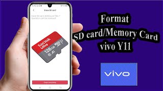 Format SD card vivo Y11।। Format memory Card [upl. by Apeed790]