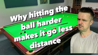 Why hitting the ball harder makes it go less distance [upl. by Pavel]