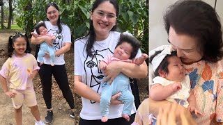 Pauleen Luna Ganito Pala KaHandsON sa mga ANAK nasi Tali at Baby Mochi  Vic Sotto Family Sotto ❤️ [upl. by Odranar]