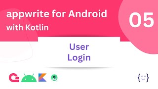 05  User Login with UI  appwrite for Android using Kotlin  Tranquilly Coding [upl. by Gillian]