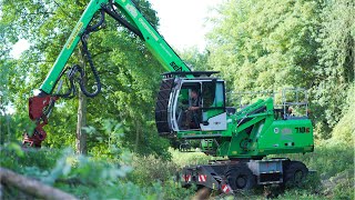 KWR Contractings Sennebogen 718E Tree Handler [upl. by Fawne620]