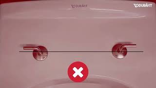 Duravit DCode Toilet Seat and Cover Installation Guide [upl. by Introk]