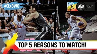 Top 5 Reasons to Watch  FIBA 3x3 World Cup 2018 [upl. by Ised]