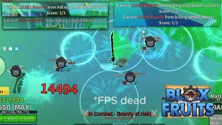 Destroying 4 NO SKILLS NOOBS 33  Bounty Hunting  BLOX FRUIT [upl. by Cordi]