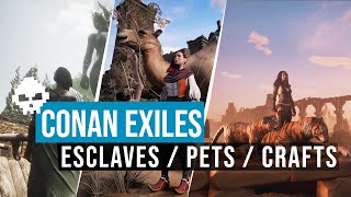 Conan Exiles  2 Guide FR Tout savoir sur les esclaves  Pets  Crafts [upl. by Beatrice809]