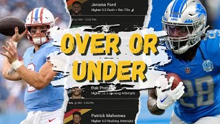 Our Favorite NFL SeasonLong Player Props on Underdog  Pigskin Pals Fantasy Football Podcast [upl. by Michaeline]