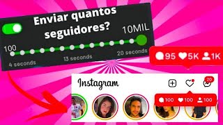 SITE GRÁTIS COMO GANHAR 1789 SEGUIDORES NO INSTAGRAM 2024 melhor forma [upl. by Nirroc]