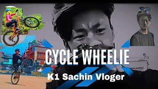 Cycle Wheelie vlog [upl. by Ecineg]