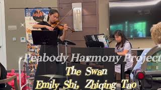 🎻✨ Emily Shi amp Zhiqing Tao performed The Swan at Seneca Rockville Senior LivingSeptember 21st 24 [upl. by Beckett]