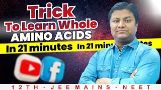 Amino Acid Mastery The Ultimate Trick for Easy Learning [upl. by Idihc628]