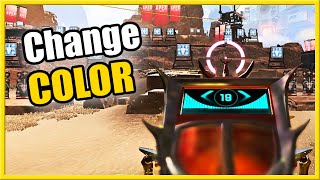 How to CHANGE CROSSHAIR Colors in APEX LEGENDS Easier to SEE [upl. by Boudreaux]