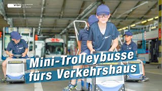 Die kleinen Buschauffeure von Luzern  MiniTrolleybus im Verkehrshaus  Verkehrsbetriebe Luzern AG [upl. by Hedvig]