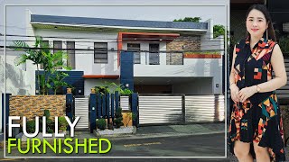 Chic Comfort A Stylish Fully Furnished Home in Las Pinas House Tour 199 [upl. by Ealasaid]