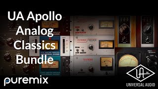 UA Apollo  Analog Classics Bundle Explained  Mixing With UAD Plugins [upl. by Asiul114]